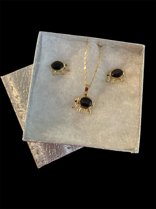 TURTLE NECKLACE SET